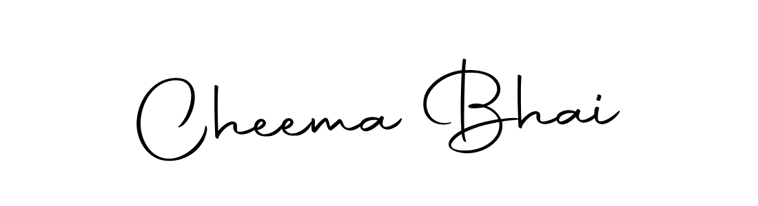 Create a beautiful signature design for name Cheema Bhai. With this signature (Autography-DOLnW) fonts, you can make a handwritten signature for free. Cheema Bhai signature style 10 images and pictures png
