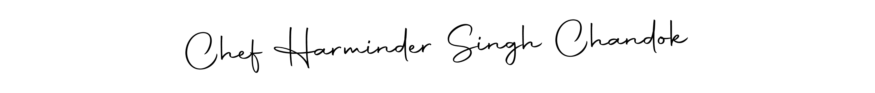 It looks lik you need a new signature style for name Chef Harminder Singh Chandok. Design unique handwritten (Autography-DOLnW) signature with our free signature maker in just a few clicks. Chef Harminder Singh Chandok signature style 10 images and pictures png