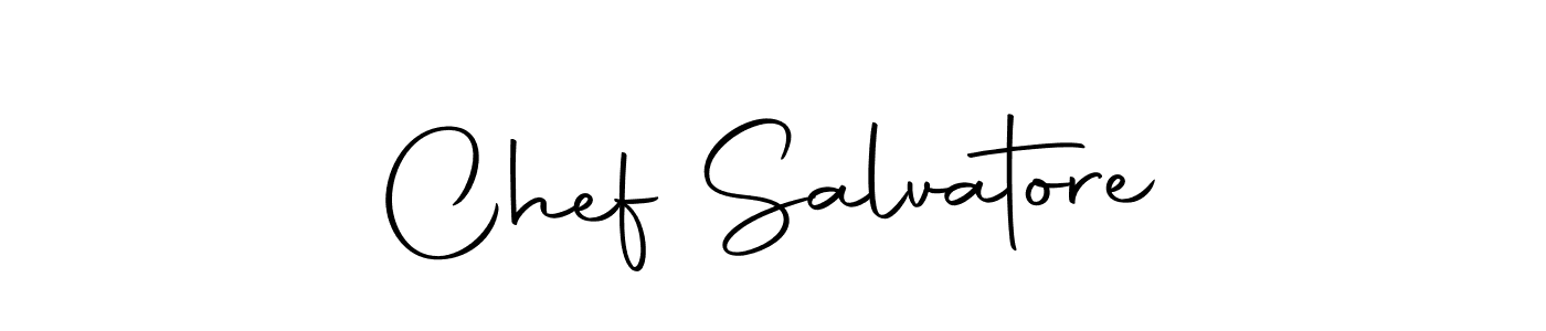 You should practise on your own different ways (Autography-DOLnW) to write your name (Chef Salvatore) in signature. don't let someone else do it for you. Chef Salvatore signature style 10 images and pictures png