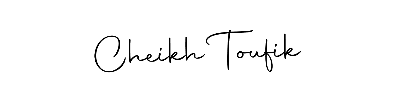 You can use this online signature creator to create a handwritten signature for the name Cheikh Toufik. This is the best online autograph maker. Cheikh Toufik signature style 10 images and pictures png