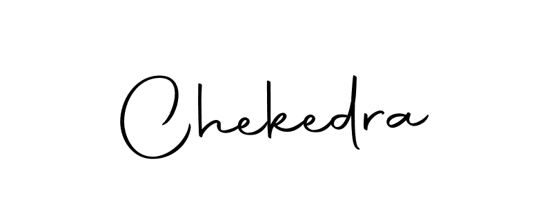 Use a signature maker to create a handwritten signature online. With this signature software, you can design (Autography-DOLnW) your own signature for name Chekedra. Chekedra signature style 10 images and pictures png