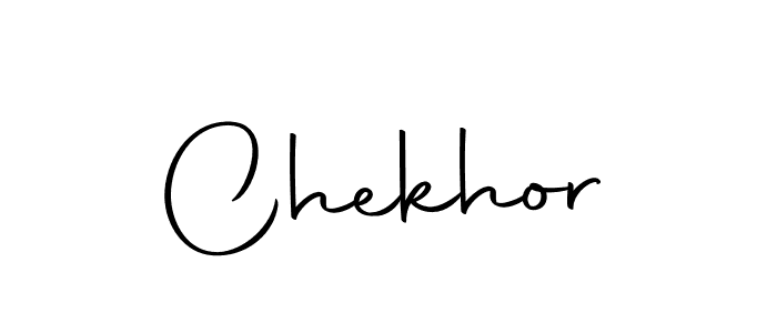 Make a beautiful signature design for name Chekhor. Use this online signature maker to create a handwritten signature for free. Chekhor signature style 10 images and pictures png