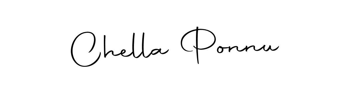 The best way (Autography-DOLnW) to make a short signature is to pick only two or three words in your name. The name Chella Ponnu include a total of six letters. For converting this name. Chella Ponnu signature style 10 images and pictures png