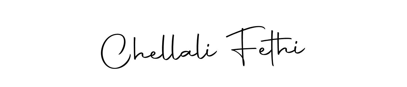 Create a beautiful signature design for name Chellali Fethi. With this signature (Autography-DOLnW) fonts, you can make a handwritten signature for free. Chellali Fethi signature style 10 images and pictures png