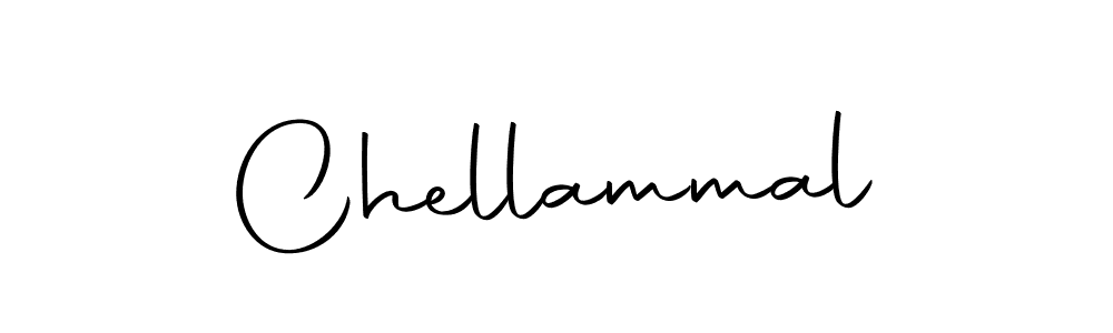 Design your own signature with our free online signature maker. With this signature software, you can create a handwritten (Autography-DOLnW) signature for name Chellammal. Chellammal signature style 10 images and pictures png