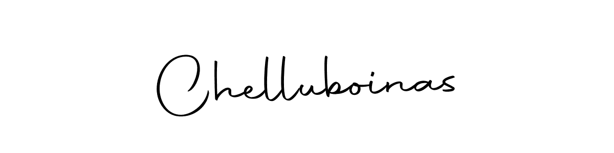 Create a beautiful signature design for name Chelluboinas. With this signature (Autography-DOLnW) fonts, you can make a handwritten signature for free. Chelluboinas signature style 10 images and pictures png