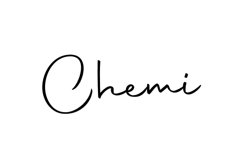 Also we have Chemi name is the best signature style. Create professional handwritten signature collection using Autography-DOLnW autograph style. Chemi signature style 10 images and pictures png