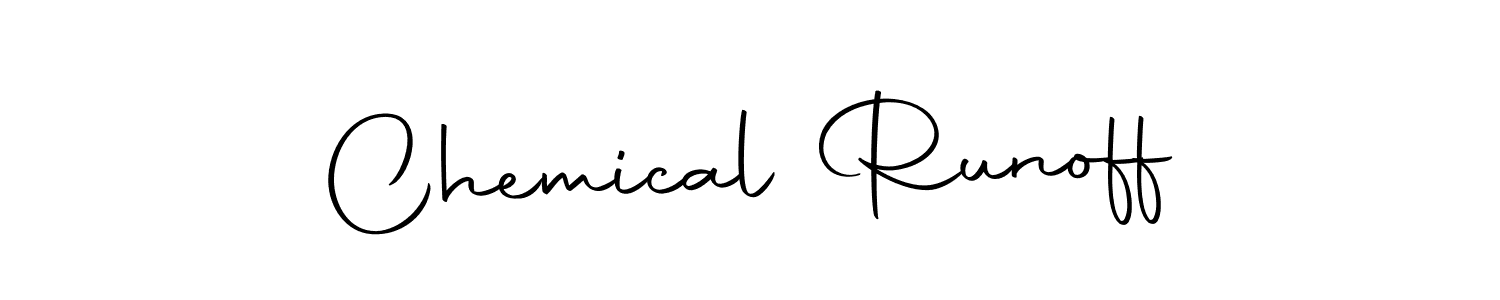 Also we have Chemical Runoff name is the best signature style. Create professional handwritten signature collection using Autography-DOLnW autograph style. Chemical Runoff signature style 10 images and pictures png