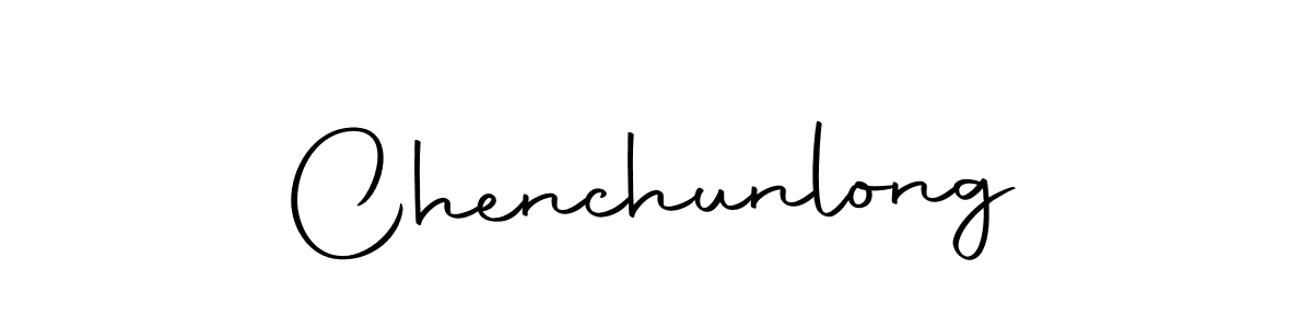 How to make Chenchunlong signature? Autography-DOLnW is a professional autograph style. Create handwritten signature for Chenchunlong name. Chenchunlong signature style 10 images and pictures png