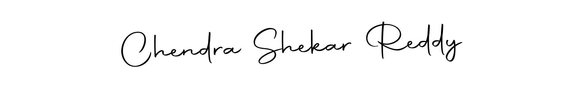 Make a beautiful signature design for name Chendra Shekar Reddy. With this signature (Autography-DOLnW) style, you can create a handwritten signature for free. Chendra Shekar Reddy signature style 10 images and pictures png