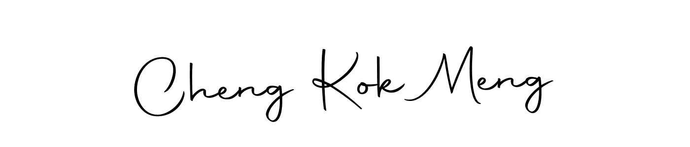 Cheng Kok Meng stylish signature style. Best Handwritten Sign (Autography-DOLnW) for my name. Handwritten Signature Collection Ideas for my name Cheng Kok Meng. Cheng Kok Meng signature style 10 images and pictures png