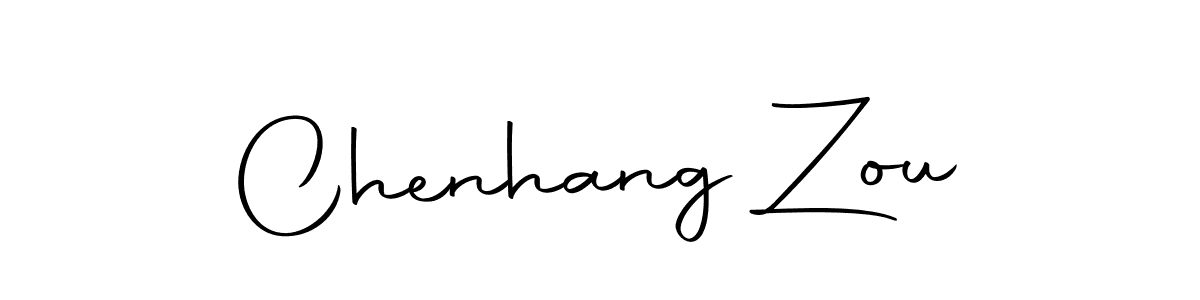 How to make Chenhang Zou signature? Autography-DOLnW is a professional autograph style. Create handwritten signature for Chenhang Zou name. Chenhang Zou signature style 10 images and pictures png