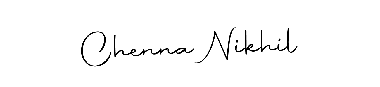 Also we have Chenna Nikhil name is the best signature style. Create professional handwritten signature collection using Autography-DOLnW autograph style. Chenna Nikhil signature style 10 images and pictures png