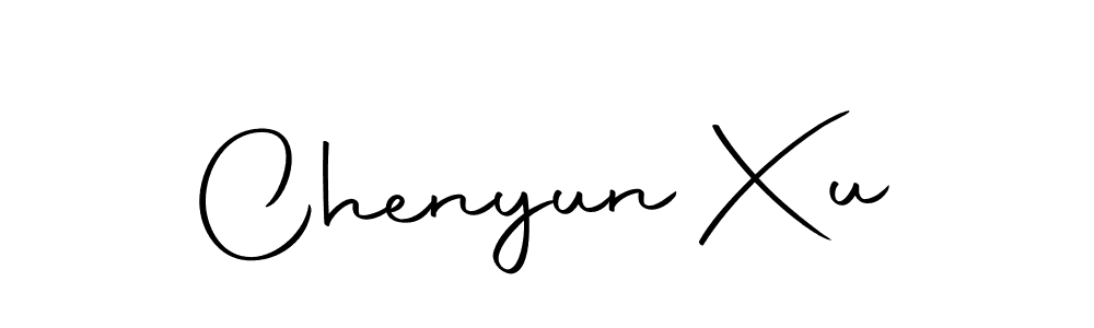 Use a signature maker to create a handwritten signature online. With this signature software, you can design (Autography-DOLnW) your own signature for name Chenyun Xu. Chenyun Xu signature style 10 images and pictures png