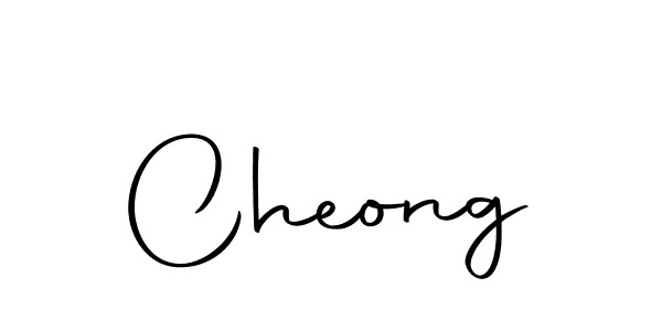 Create a beautiful signature design for name Cheong. With this signature (Autography-DOLnW) fonts, you can make a handwritten signature for free. Cheong signature style 10 images and pictures png