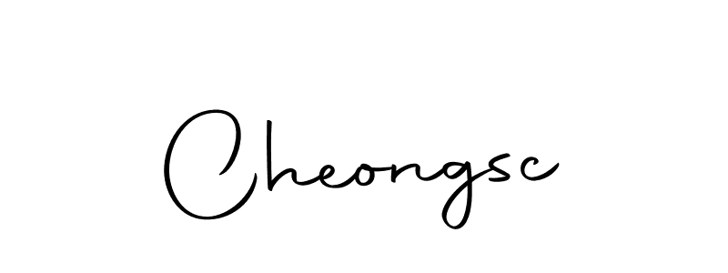 How to make Cheongsc name signature. Use Autography-DOLnW style for creating short signs online. This is the latest handwritten sign. Cheongsc signature style 10 images and pictures png