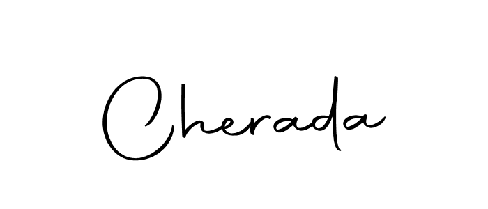 Create a beautiful signature design for name Cherada. With this signature (Autography-DOLnW) fonts, you can make a handwritten signature for free. Cherada signature style 10 images and pictures png
