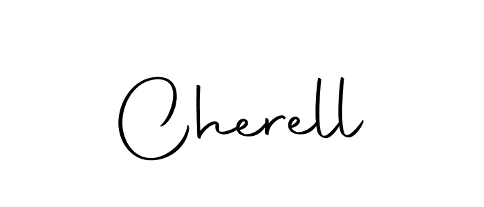 Use a signature maker to create a handwritten signature online. With this signature software, you can design (Autography-DOLnW) your own signature for name Cherell. Cherell signature style 10 images and pictures png