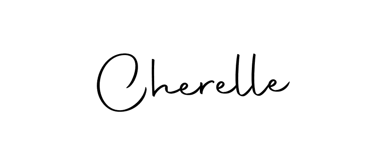 Use a signature maker to create a handwritten signature online. With this signature software, you can design (Autography-DOLnW) your own signature for name Cherelle. Cherelle signature style 10 images and pictures png