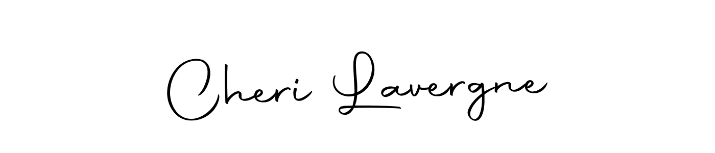 Create a beautiful signature design for name Cheri Lavergne. With this signature (Autography-DOLnW) fonts, you can make a handwritten signature for free. Cheri Lavergne signature style 10 images and pictures png