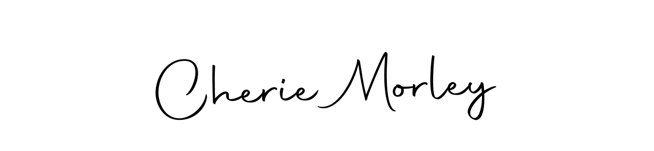 How to make Cherie Morley name signature. Use Autography-DOLnW style for creating short signs online. This is the latest handwritten sign. Cherie Morley signature style 10 images and pictures png