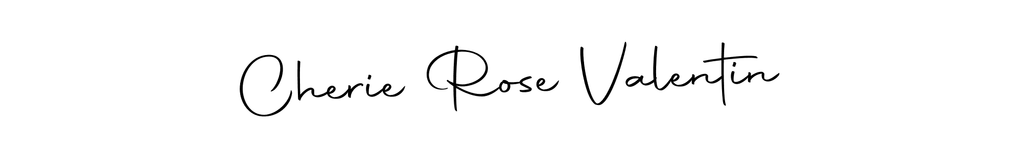 Design your own signature with our free online signature maker. With this signature software, you can create a handwritten (Autography-DOLnW) signature for name Cherie Rose Valentin. Cherie Rose Valentin signature style 10 images and pictures png