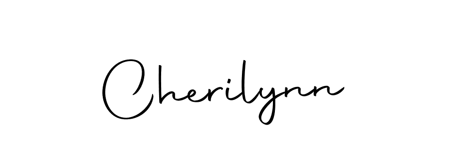 Use a signature maker to create a handwritten signature online. With this signature software, you can design (Autography-DOLnW) your own signature for name Cherilynn. Cherilynn signature style 10 images and pictures png