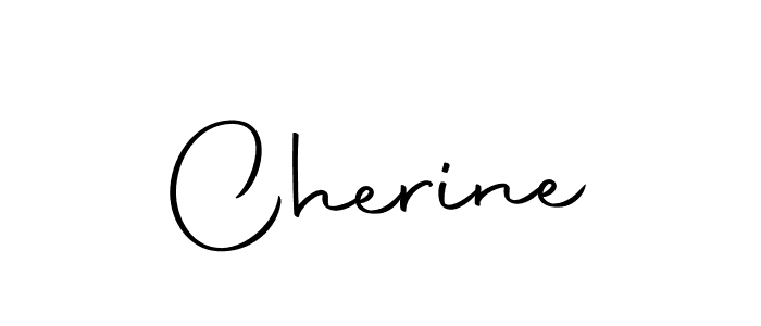 Create a beautiful signature design for name Cherine. With this signature (Autography-DOLnW) fonts, you can make a handwritten signature for free. Cherine signature style 10 images and pictures png
