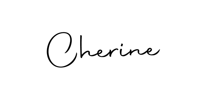 Create a beautiful signature design for name Cherine. With this signature (Autography-DOLnW) fonts, you can make a handwritten signature for free. Cherine signature style 10 images and pictures png