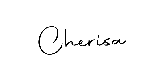 Design your own signature with our free online signature maker. With this signature software, you can create a handwritten (Autography-DOLnW) signature for name Cherisa. Cherisa signature style 10 images and pictures png