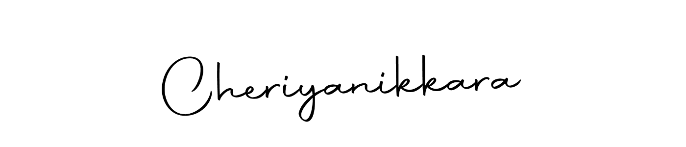 You can use this online signature creator to create a handwritten signature for the name Cheriyanikkara. This is the best online autograph maker. Cheriyanikkara signature style 10 images and pictures png