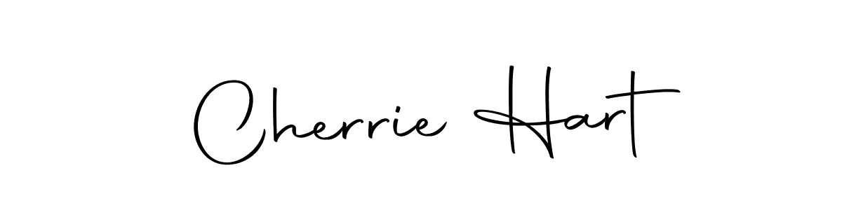 You should practise on your own different ways (Autography-DOLnW) to write your name (Cherrie Hart) in signature. don't let someone else do it for you. Cherrie Hart signature style 10 images and pictures png