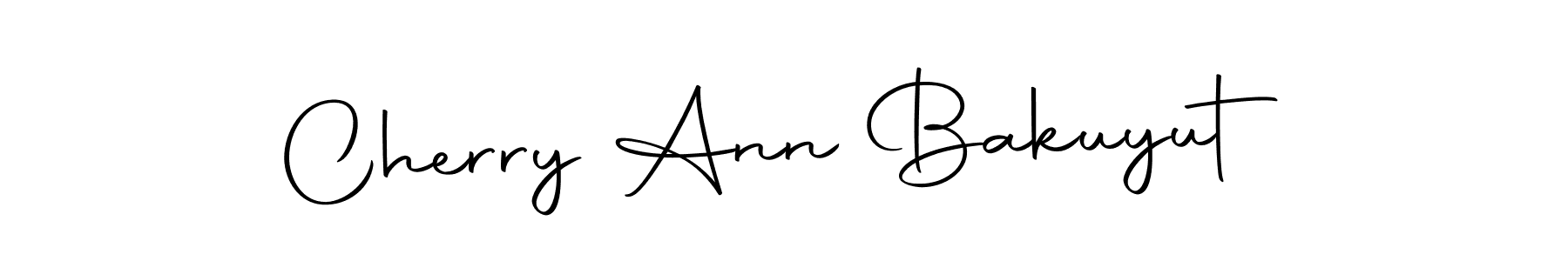 Also we have Cherry Ann Bakuyut name is the best signature style. Create professional handwritten signature collection using Autography-DOLnW autograph style. Cherry Ann Bakuyut signature style 10 images and pictures png