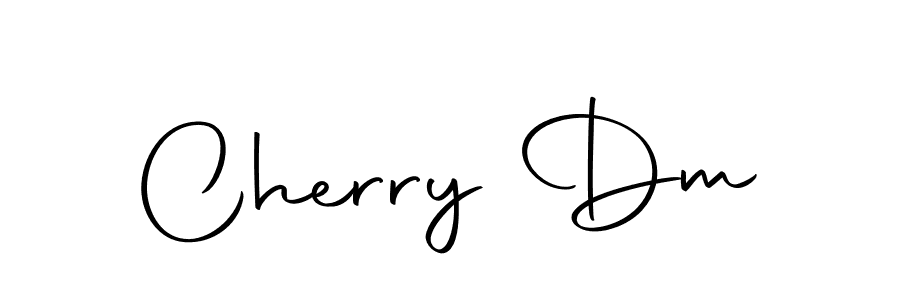 Design your own signature with our free online signature maker. With this signature software, you can create a handwritten (Autography-DOLnW) signature for name Cherry Dm. Cherry Dm signature style 10 images and pictures png