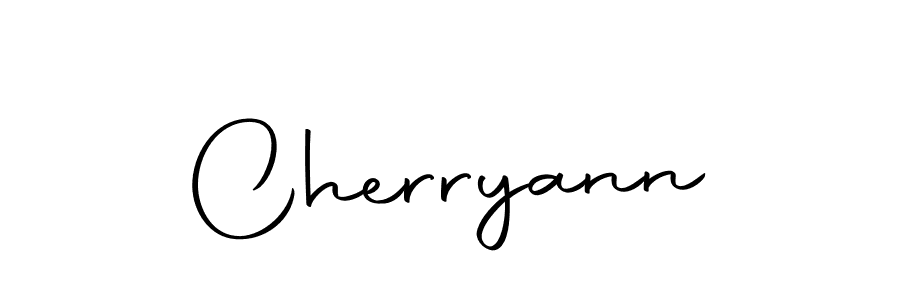 How to make Cherryann name signature. Use Autography-DOLnW style for creating short signs online. This is the latest handwritten sign. Cherryann signature style 10 images and pictures png