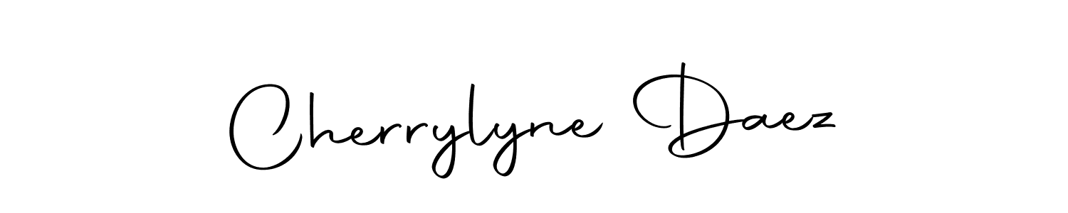 Make a beautiful signature design for name Cherrylyne Daez. With this signature (Autography-DOLnW) style, you can create a handwritten signature for free. Cherrylyne Daez signature style 10 images and pictures png