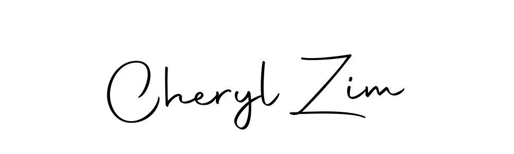Create a beautiful signature design for name Cheryl Zim. With this signature (Autography-DOLnW) fonts, you can make a handwritten signature for free. Cheryl Zim signature style 10 images and pictures png