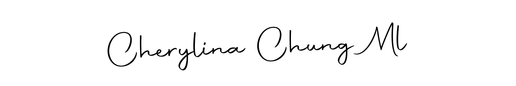 Autography-DOLnW is a professional signature style that is perfect for those who want to add a touch of class to their signature. It is also a great choice for those who want to make their signature more unique. Get Cherylina Chung Ml name to fancy signature for free. Cherylina Chung Ml signature style 10 images and pictures png