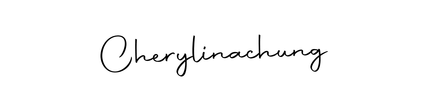 How to make Cherylinachung name signature. Use Autography-DOLnW style for creating short signs online. This is the latest handwritten sign. Cherylinachung signature style 10 images and pictures png