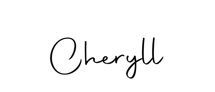 Use a signature maker to create a handwritten signature online. With this signature software, you can design (Autography-DOLnW) your own signature for name Cheryll. Cheryll signature style 10 images and pictures png