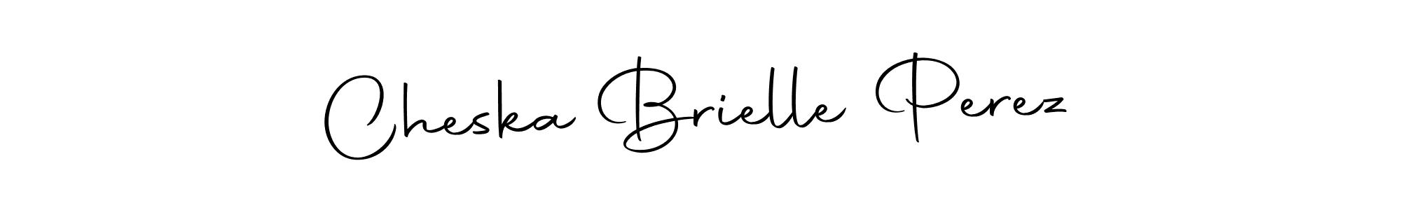 Cheska Brielle Perez stylish signature style. Best Handwritten Sign (Autography-DOLnW) for my name. Handwritten Signature Collection Ideas for my name Cheska Brielle Perez. Cheska Brielle Perez signature style 10 images and pictures png