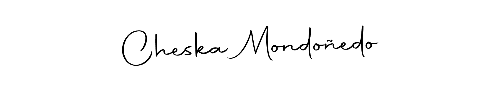 Cheska Mondoñedo stylish signature style. Best Handwritten Sign (Autography-DOLnW) for my name. Handwritten Signature Collection Ideas for my name Cheska Mondoñedo. Cheska Mondoñedo signature style 10 images and pictures png