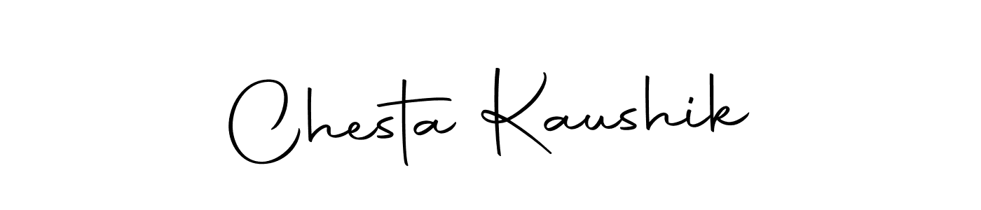 Here are the top 10 professional signature styles for the name Chesta Kaushik. These are the best autograph styles you can use for your name. Chesta Kaushik signature style 10 images and pictures png