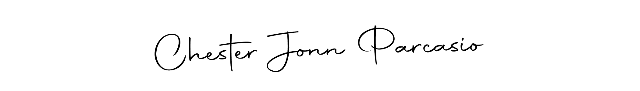 Make a short Chester Jonn Parcasio signature style. Manage your documents anywhere anytime using Autography-DOLnW. Create and add eSignatures, submit forms, share and send files easily. Chester Jonn Parcasio signature style 10 images and pictures png