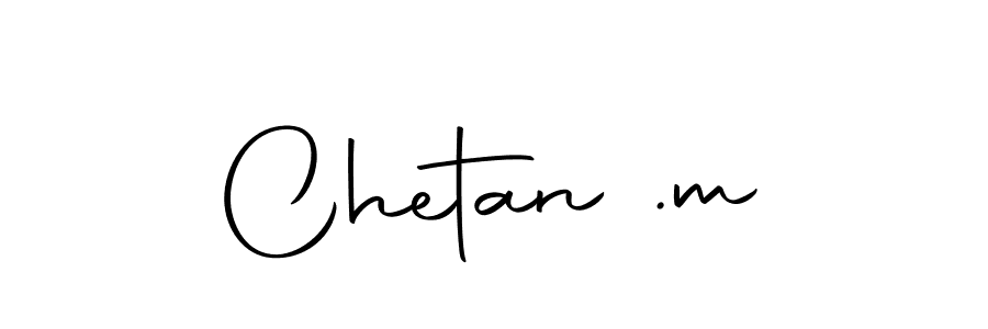 Make a beautiful signature design for name Chetan .m. Use this online signature maker to create a handwritten signature for free. Chetan .m signature style 10 images and pictures png