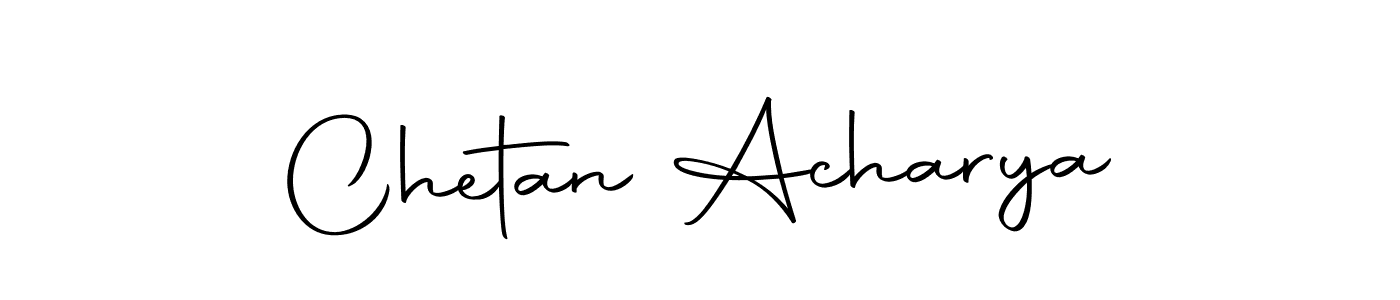 Make a beautiful signature design for name Chetan Acharya. Use this online signature maker to create a handwritten signature for free. Chetan Acharya signature style 10 images and pictures png