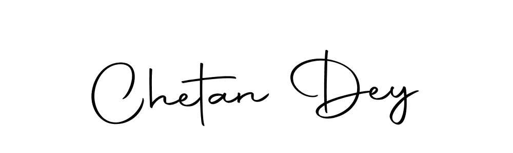 Design your own signature with our free online signature maker. With this signature software, you can create a handwritten (Autography-DOLnW) signature for name Chetan Dey. Chetan Dey signature style 10 images and pictures png