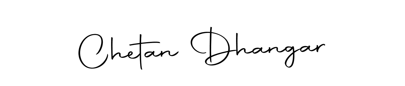 How to make Chetan Dhangar name signature. Use Autography-DOLnW style for creating short signs online. This is the latest handwritten sign. Chetan Dhangar signature style 10 images and pictures png