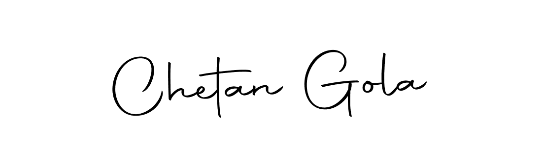 Use a signature maker to create a handwritten signature online. With this signature software, you can design (Autography-DOLnW) your own signature for name Chetan Gola. Chetan Gola signature style 10 images and pictures png