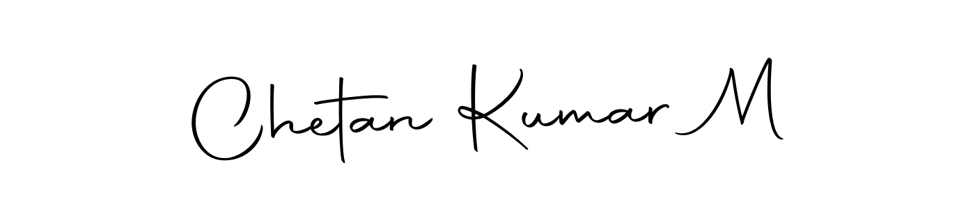 Make a beautiful signature design for name Chetan Kumar M. With this signature (Autography-DOLnW) style, you can create a handwritten signature for free. Chetan Kumar M signature style 10 images and pictures png